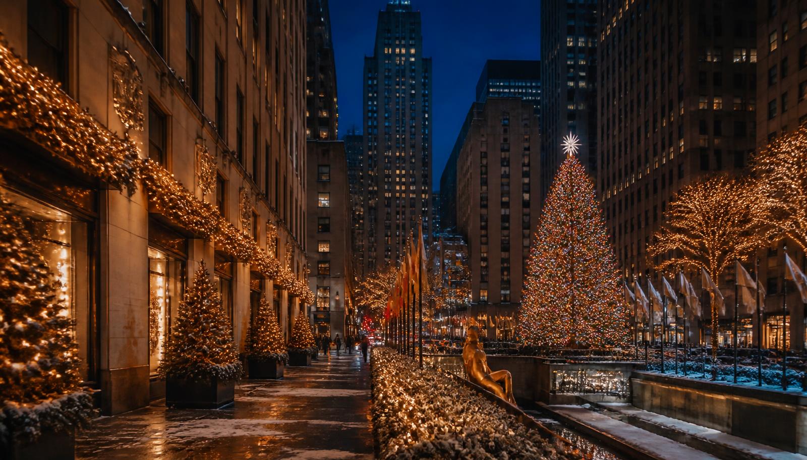 Motiv zur Reiseidee Christmas in New York – Lichterglanz in Manhattan